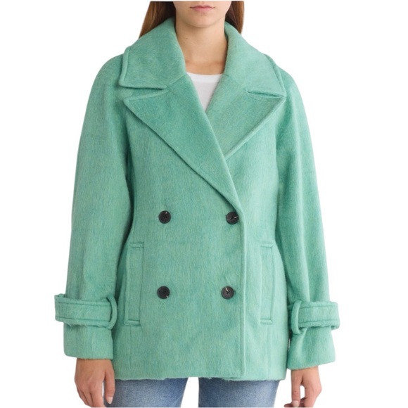 Avec Les Filles Jackets & Blazers - Avec Les Filles Raglan Sleeve Peacoat